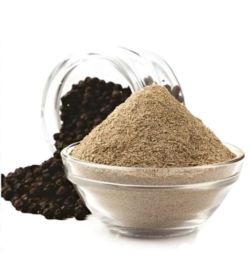 Ground black pepper powder