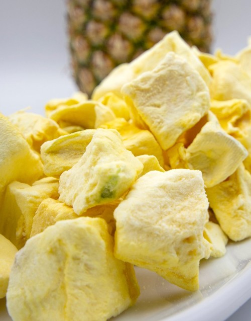 100% Fresh Pineapple Fruit Freeze Dried Fruit